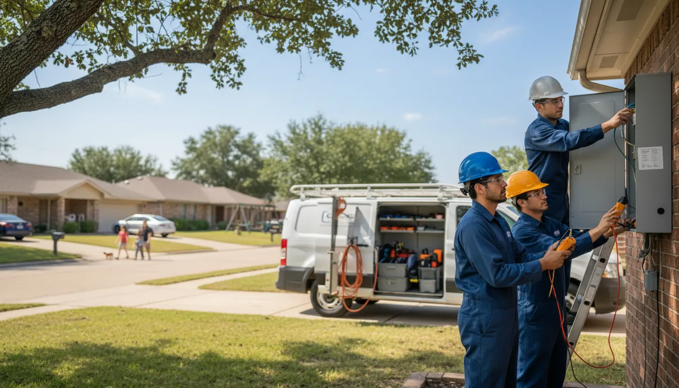 Certified electrician providing emergency electrical services in Worth, MO